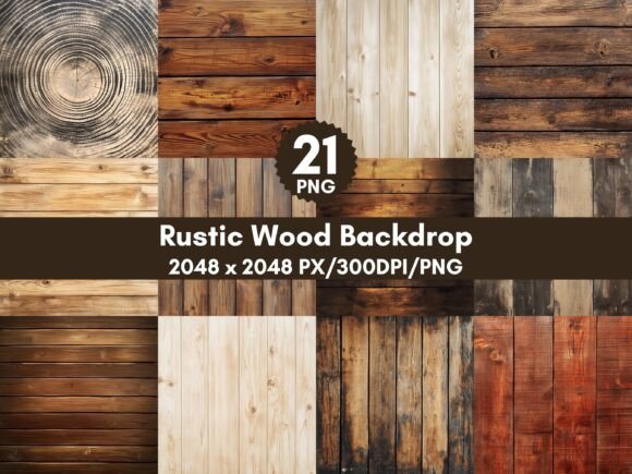 21 Rustic Wood Digital Paper: A Versatile Collection for Creative Projects