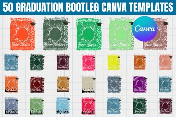 50 Graduation Bootleg Canva Template: A Creative Solution for Every Grad