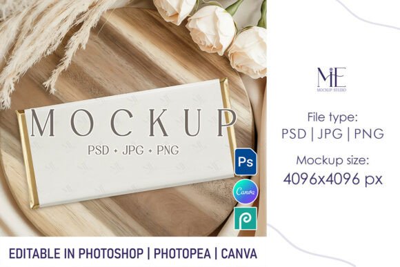 Chocolate Label Mock Up Candy Bar PSD: A Strategic Tool for Creative Professionals