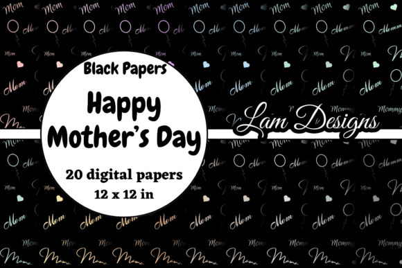 Happy Mother’s Day Digital Papers