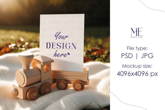 Invitation Mockup PSD 5x7 Card Mock Up