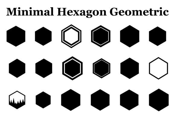Minimal Hexagon Geometric Logo3