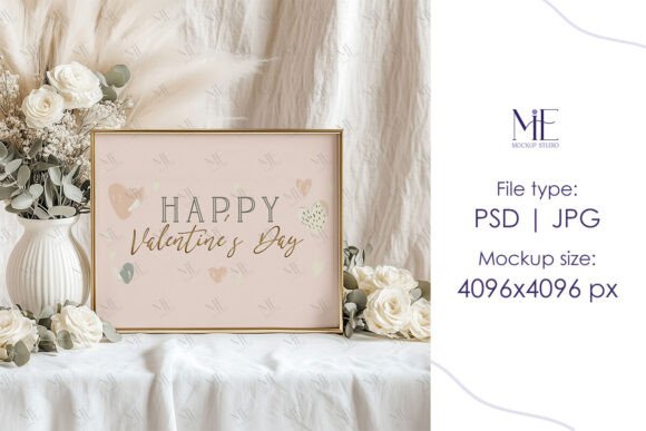 Table Frame Mockup PSD Horizontal Sign: A Creative Tool for Modern Designers