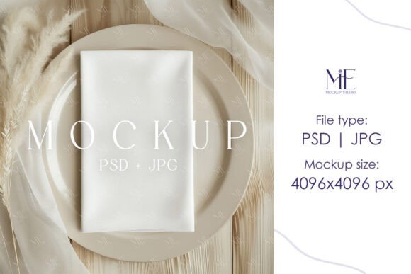 Tea Towel Mockup, Napkin Mockup PSD: A Creative Tool for Every Designer