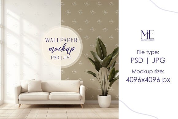 Wallpaper Mockup PSD: Creative Design Made Easy