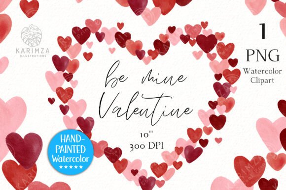 Watercolor Valentine Heart Wreath PNG: A Strategic Design Asset for Creative and Business Use